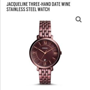 Fossil Jacqueline Three-Hand Date Stainless Watch